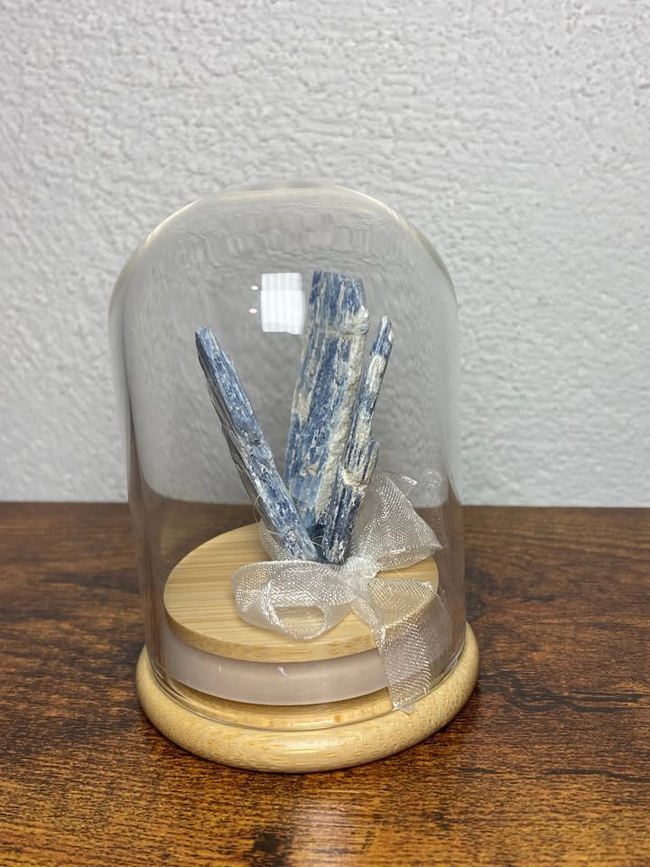 💙 Cianita Azul en Cúpula de Cristal 🧠