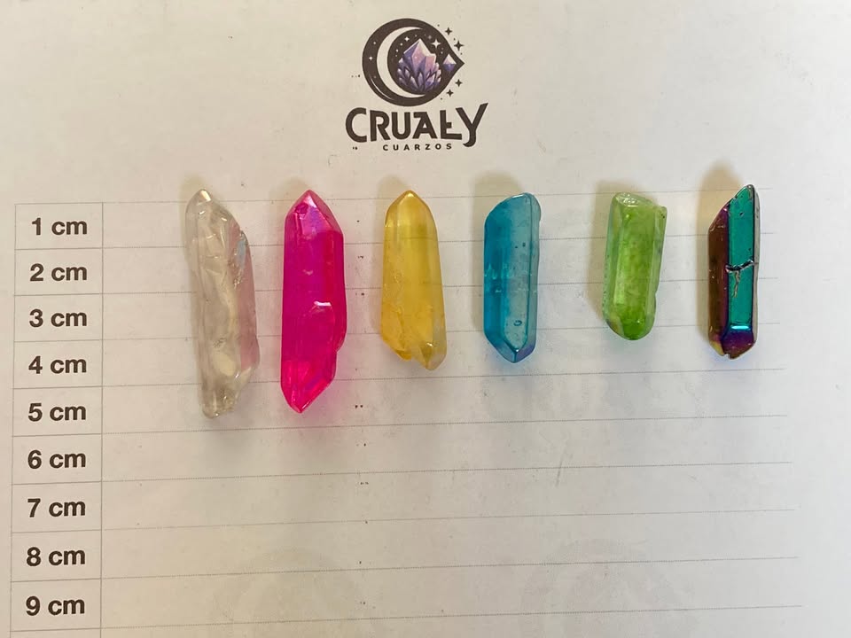Pack 6 cuarzos aura