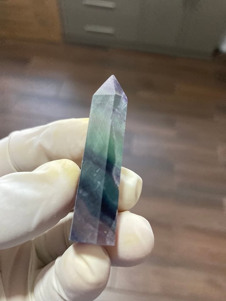 Obelisco mini de Fluorita