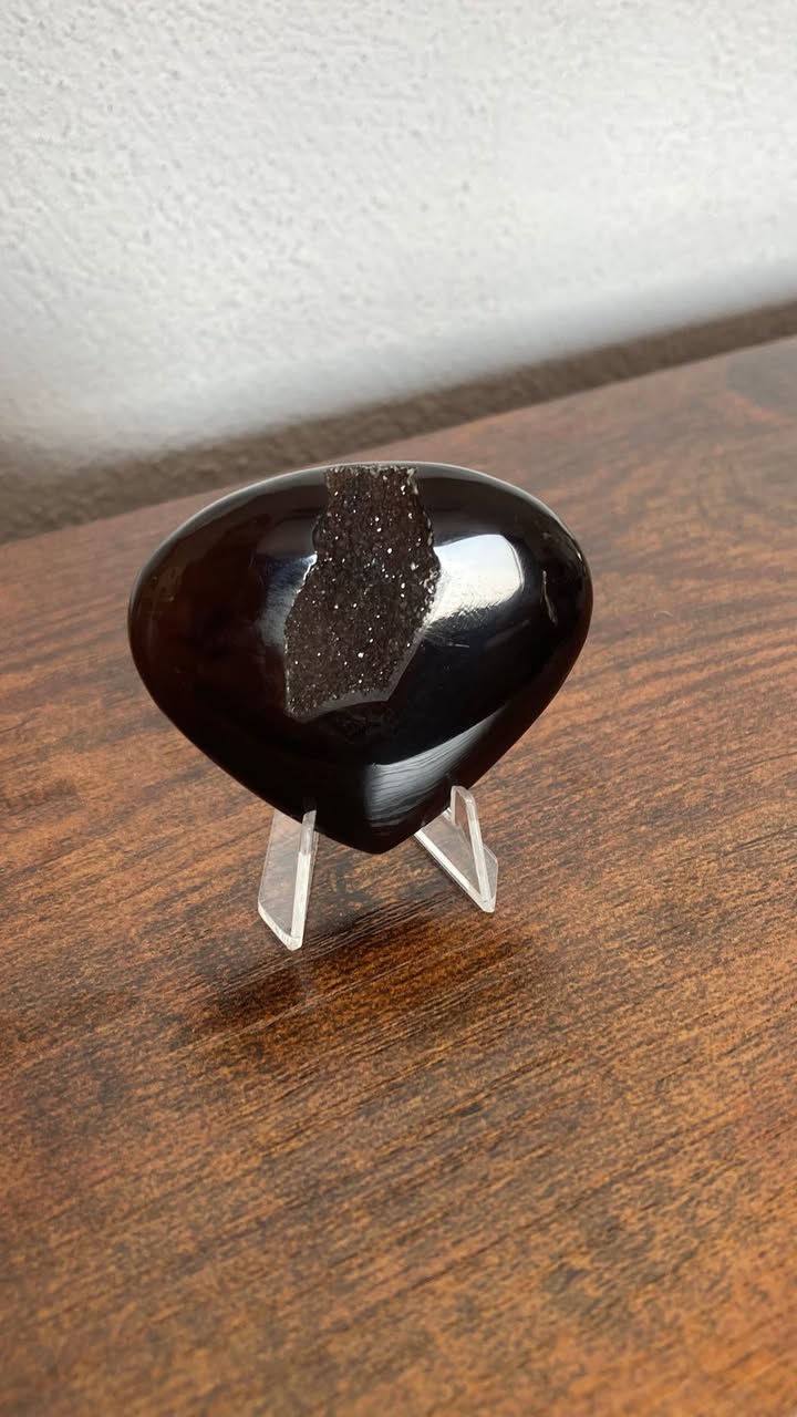 Cabujón de Ágata Druzy (Incluye base de acrílico)