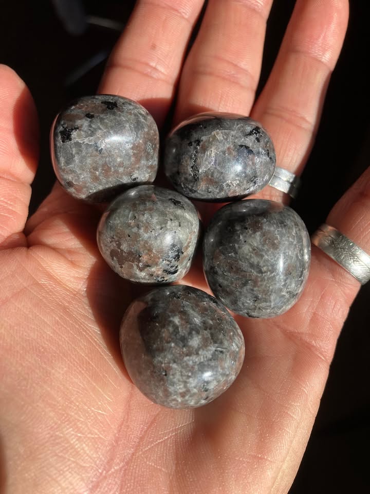 VENTA MAYOREO: Pack 5 piezas de Yooperlita pulida (Fluorescencia bajo luz UV)