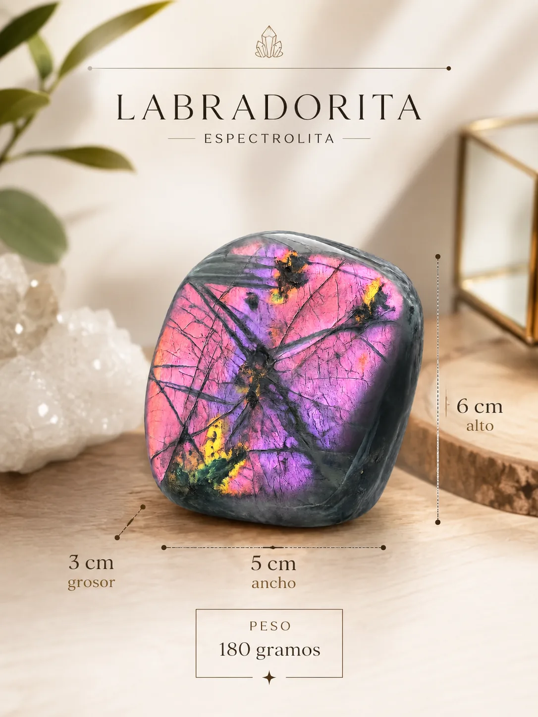 Labradorita Purple Premium Natural